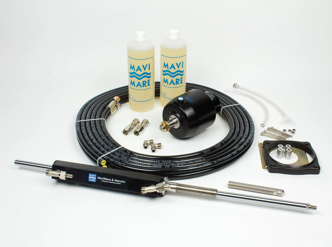 Mavimare GE 50 S hydraulic steering for sloops with trailer rudder