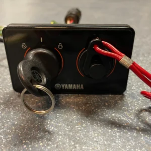 Yamaha ignition lock panel with kill switch