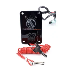 Yamaha ignition lock panel with kill switch
