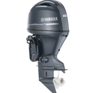 Yamaha 80 HP long shaft F80 LB (including remote control, gauge and propeller)