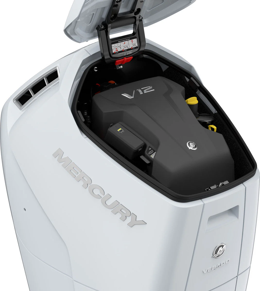 Mercury 600 HP extra long shaft V600 XL V12 Verado White (including drive-by-wire control, gauges and propellers) - Image 3